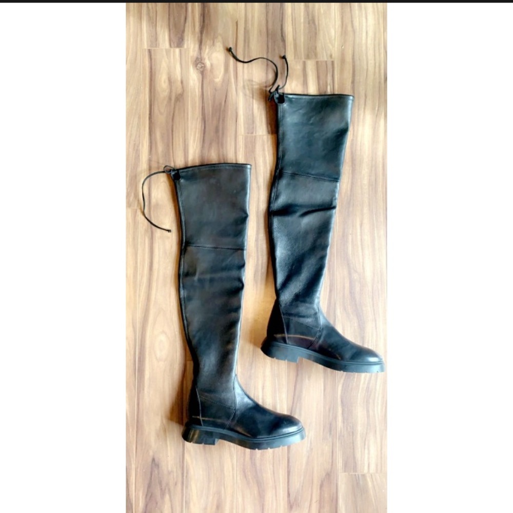 Stuart Weitzman Leather Over-the-Knee Boots